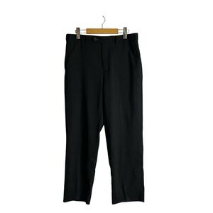 Daniel Hechter Men's Black 100% Wool Straight Leg Dress Pant